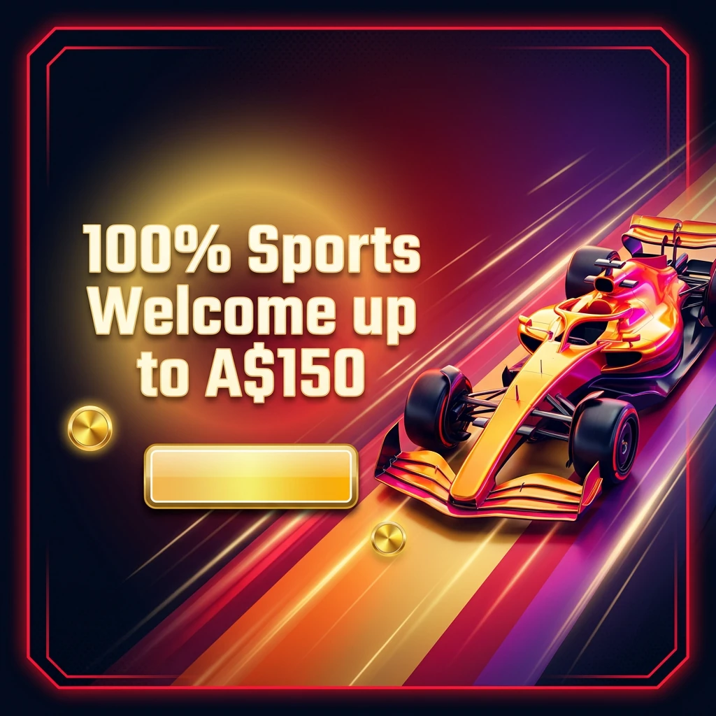 100% Sports Welcome up to A$150 100% Sports Welcome up to A$150