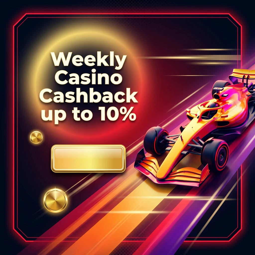 Weekly Casino Cashback up to 10% Weekly Casino Cashback up to 10%
